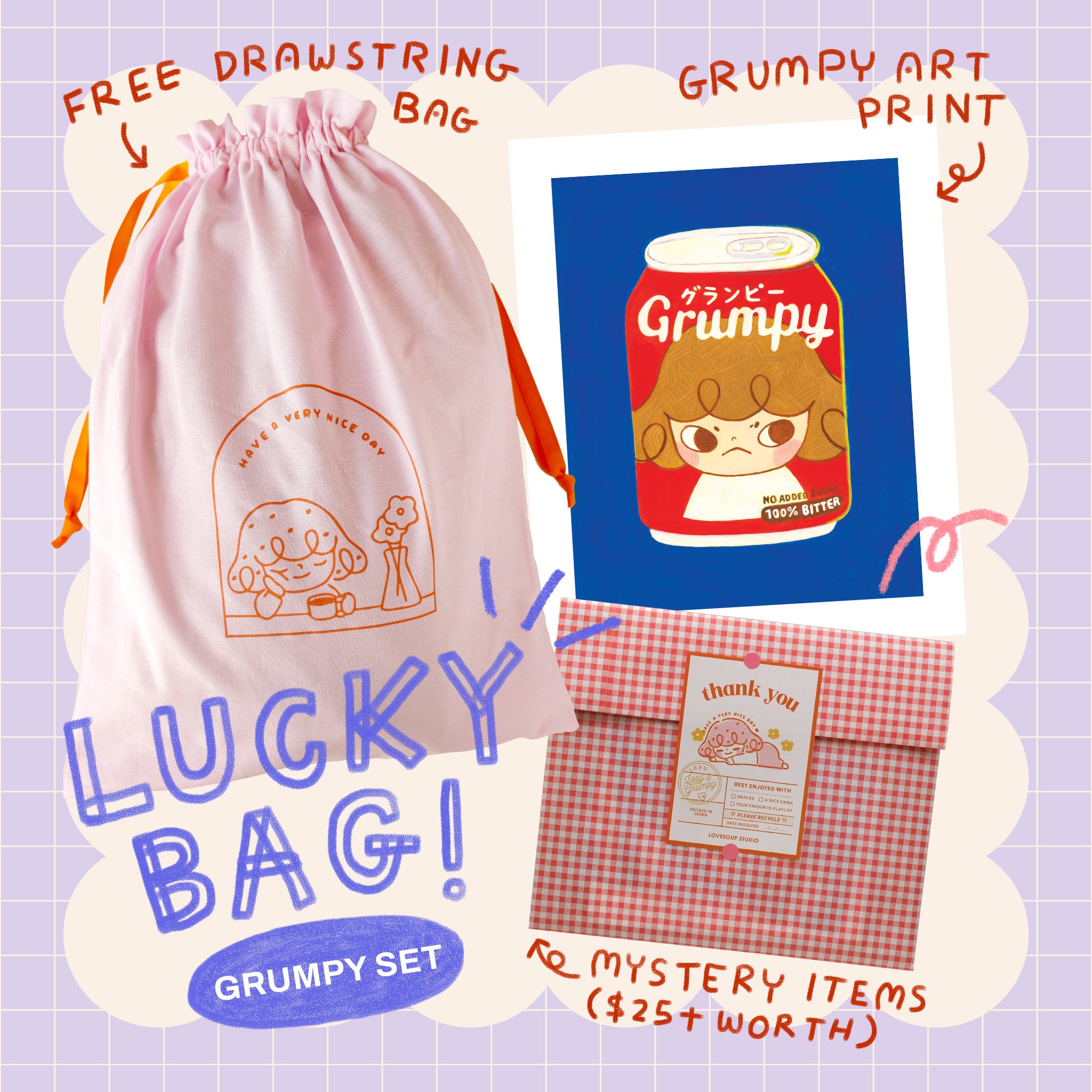 Lucky Bag (Grumpy Set)