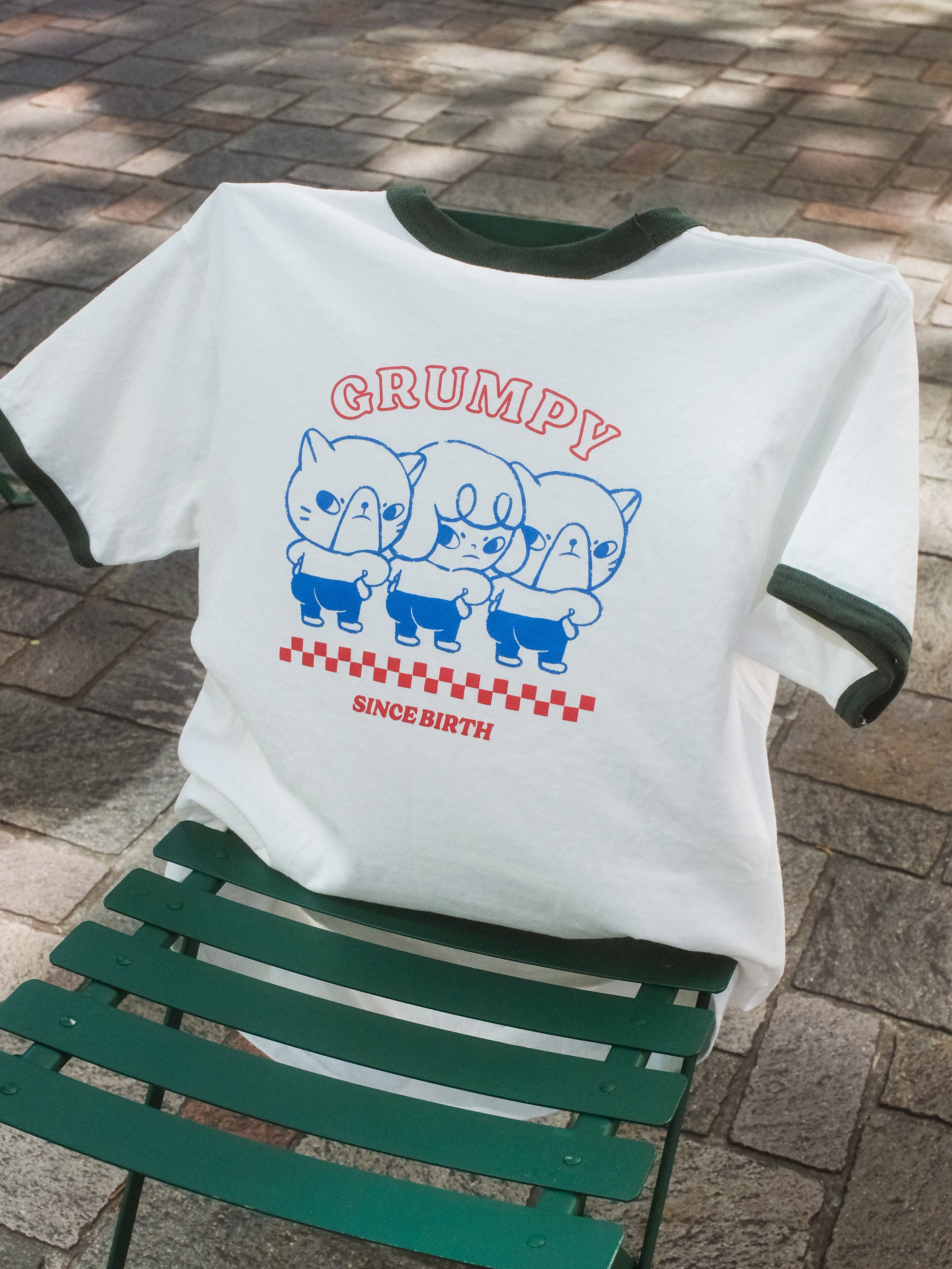 Grumpy Since Birth Ringer T-shirt